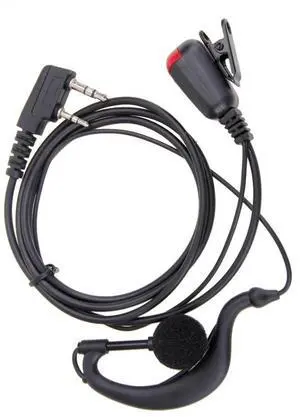 2Pin Walkie Talkie Headset Multifunctional G-Shape Earphone Walkie Talkie Headset Privacy Accessories for Two Way Radio