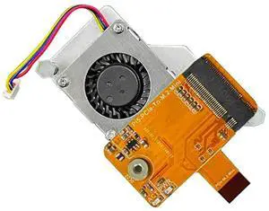 For Raspberry Pi 5 Pcie To M.2 Nvme SSD HAT With Cooling Fan FPC & Differential Design 2230 Nvme SSD Expansion Board