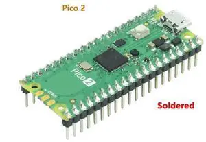 For Raspberry Pi Pico 2 Development Board RP2350 Pico2 ARM Cortex-M33 and RISC-V Hazard3 520KByte 4MByte QSPI Flash