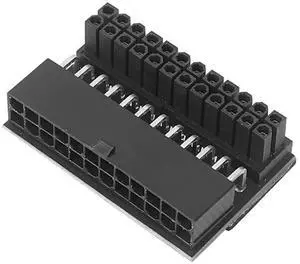 ATX 24Pin Female to 24Pin Male Desktop 24Pin Motherboard 90 Degree Power Adapter  with Sufficient Durability and Ruggedness