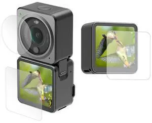 Sports Camera Lens Tempered Glass Screen Protector Kit for OSMO Action 2