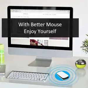 For Laptop 2.4Ghz Wireless Ultra-Thin Touch Mouse Mini Full Touch Portable Office Business Mause Mouse Ergonomic Mice