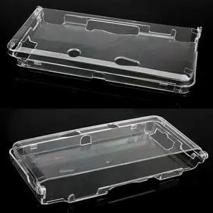 Crystal Clear Hard Skin Case Cover for Nintendo 3DS NS 3DS Console Complete Protection Plastic Gaming Accessory Case Cover