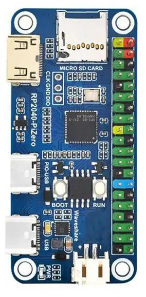 Development Board RP2040-Pizero Based On RP2040 Dual-Core Processor Compatible With Raspberry Pi Gpio Interface Module