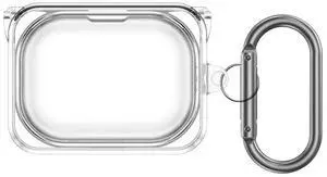 TPU Protective Case Anti-Scratch with Keychain Clear Soft Protective Cover Protective Shell for Nothing Ear (a) Wireless Earbuds