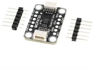 MCP4728 Quad DAC Output Sensor Module with EEPROM Module Compatible with STEMMA QT Qwiic