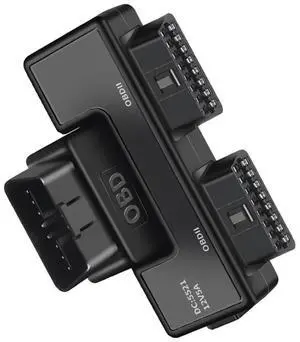 OBD2 One Divided Into Two Adaptor Cable Connector Adapter OBD Expansion Adapter Wire 16 Pin 16 Core Cable Universal With Dc5 OBD2 One Divided Into Two Adaptor Cable Connector Adapter OBD Expansion Adapter Wire 16 Pin 16 Core Cable Universal With Dc5