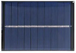 Mini DIY 0.6W 5V 120mA Solar Panel Module Charger for Home Outdoors Cell Phone for Courtyard Small Households Lamp Lighting