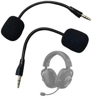 Replacement 3.5mm Microphone E-Sports Game Headset Mic Flexible MIC Boom for G PRO G PRO X Gaming Headphones