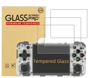 HD Tempered Glass Screen Protector 9H Hardness Tempered Glass Protective Film Anti-Scrach Anti-Fingerprint for Anbernic RG35XX H