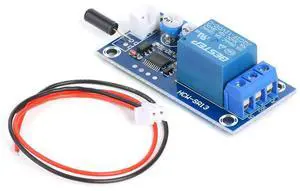 DC 12V Relay Switch Module DIY Alarm System Adjustable Vibration Delay Time Vibration Sensor Trigger Board