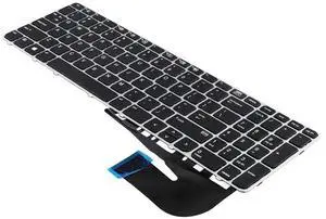 Replacement Keyboard Compatible With Silver Frame For 755 G3 850 G3 850 G4 Zbook 15U G3 G4 US Laptop Keyboard