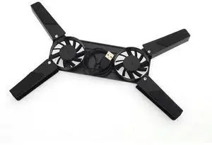 Portable Laptop Radiator Bottom Anti-slip Laptop Radiator Cooling Base Foldable Save Space USB Power Supply Computer Accessories