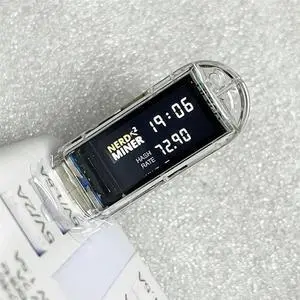 Mini USB Mining Machine Nerdminer V2 74KH/S USB BTC Crypto Miner Solo Lottery Miner BTC Solo Miner With Display