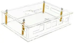 For Banana Pi BPI-F3 Acrylic Case Transparent Shell Protective with Cooling Fan for Banana Pi BPI-F3 Development Board