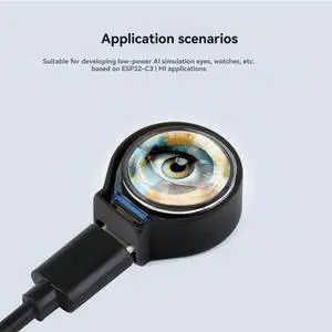 ESP32 C3 Round LCD Development Board with Case Electronic EYE 0.71 Inch Display Watch Screen GC9A01 160x160