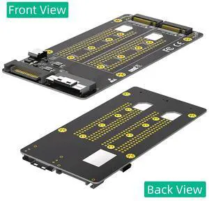 Dual 2X M.2 NVME SSD To SFF-8654 8X Adapter (Pcie Bifurcation Motherboard Is Required)