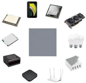 21W/MK Graphics Card Cooling Thermal Pad CPU GPU Motherboard Heat Dissipation Silicone Grease Sheet Multi-Size Cropped