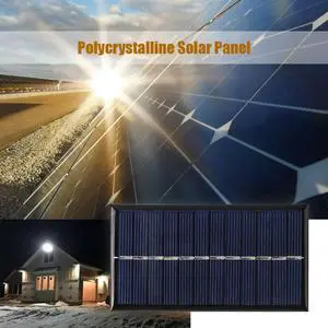 1W 6V Solar Panel DIY Solar System for Phone Power Bank Cell Chargers Charging Device for Household Light