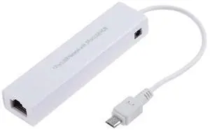 OTG 3 Port USB 2.0 HUB 10/100MB Micro USB to RJ45 LAN Adapter Network Card OTG 3 Port USB 2.0 HUB 10/100MB Micro USB to RJ45 LAN Adapter Network Card