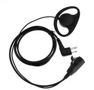 D Shape Walkie Talkie Earpiece Headset with Microphone Earphone Earpiece Headphone Privacy for GP88 CT150 P040 Radio