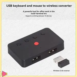 USB Keyboard And Mouse Bluetooth 5.3 Adapter USB Wired Keyboard Mouse To Wireless Bluetooth Converter