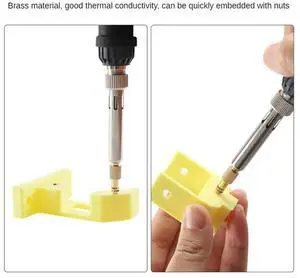 Heat Insert Nut Iron Tip TS100 Soldering Iron Tip Insert With 100Pc M3 Nut M2-M8 Brass Hot Melt Insert Nut Insertion Kit