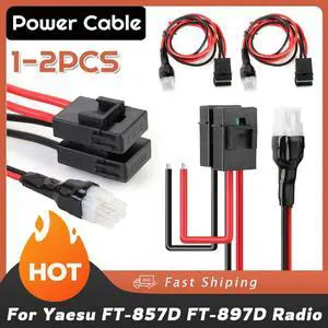 1m 30A Six Pin Short Wave Extension Power Cord Cable for Yaesu FT-857D FT-897D