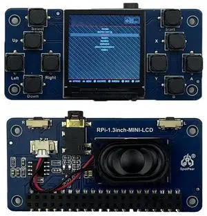For Raspberry Pi Zero 2W /3B/4B/PI5 Module Display 1.3 Inches LCD With Game Buttons And Speaker Module