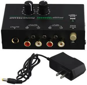 HOT-Phono Turntable Preamp, Phonograph Preamplifier With R C A Input, RCA/TRS Output, For Turntable Record Play