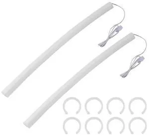 2Pcs Silicone Tube Sleeve 5V 3PIN ARGB Luminous Sleeve Water Cooling Raditor Tube Soft Tube Computer Case Decoration