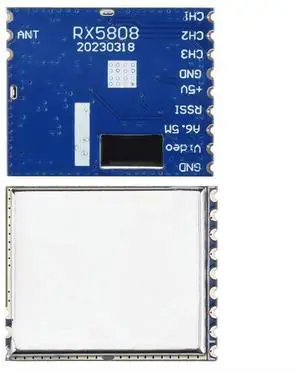 RX5808 5.8G FPV Wireless Audio Video Receiver Module for Boscam Frequency Phase Lock Analog AV Signal Output Board