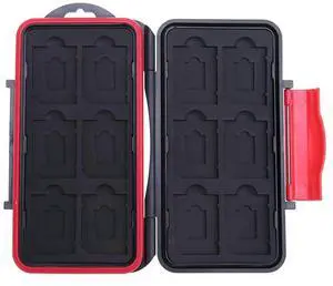 Large Memory Card Box Portable Holder Organizer All in One Waterproof Shockproof for SD TF Cards Container