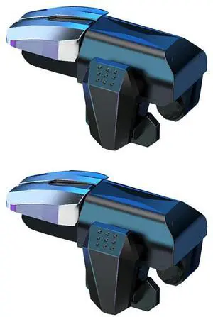 2pcs Mechanical 6 Finger Game Controller Key Button Gaming Artifact Gamepad Key Button Mobile Gaming Triggers for Pubg Mobile 2pcs Mechanical 6 Finger Game Controller Key Button Gaming Artifact Gamepad Key Button Mobile Gaming Triggers for Pubg Mobile