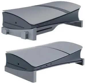 Horizontal Base Stand Holder Game Console Base Stand Holder Placement Bracket for PS5/PS5 Slim Digital Edition and Disc Edition