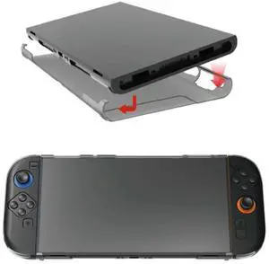 For Nintendo for Switch 2 Detachable Transparent Case Shell Protective Case Cover Protection Skin for Switch 2 Game Accessories