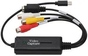 USB 3.1 Audio Video Capture Card Adapter DVD/VCD/MP4 Type-C DVD Audio Capture Adapter Card 1 Channel for Capture Video