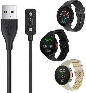 1m Magnetic USB Charging Cable Charger Dock 5V 1A watch Dock Charger Adapter Power Charger Cable for Polar P/PPro