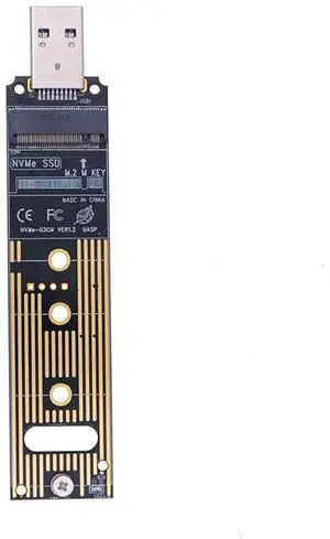 M.2 NVME USB 3.1 Adapter USB3.1 M.2 NVME To USB Card Reader M.2 NVME To USB-A 3.0 Internal Converter Card for PCI-E/M.2 Nvme SSD