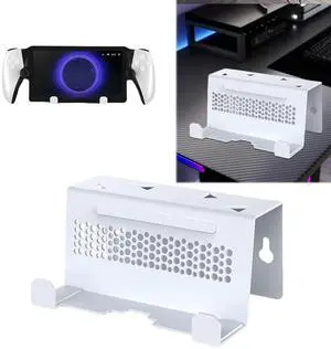 Wall Stand Holder Space Saver Console Dock Bracket Stable Host Wall Stand for PS5 Portal/ROG Ally X/Switch/Steam Deck