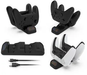 For Switch Pro Controller Charging Dock Controller Dock Station Holder Charger Stand for PS5/Xbox Series S/X Controller Charging For Switch Pro Controller Charging Dock Controller Dock Station Holder Charger Stand for PS5/Xbox Series S/X Controller Charging