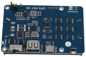 Power UPS Module Power Supply Module For Raspberry Pi Uninterruptible Capacity Thimble Charge Discharge 5V Output Power Module