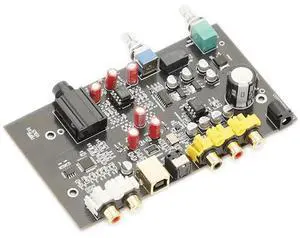 ES9038Q2M Hi-Fi DAC Decoder Amplifier Board USB Audio JRC5532 3900UF/16V 96KHZ Coaxial Optical Output RCA