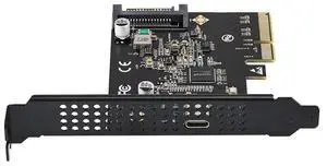 Expansion Card 3.2 Gen 2X2 PCI-E Gen 3 X4 20Gbps Asmedia ASM3242 Chipset With SATA 15 Pin Power