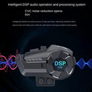 1 Piece Motorcycle Helmet Bluetooth Headset Waterproof Noise Reduction Universal