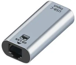USB C Type-C Female to RJ45 Female Ethernet Gigabit Wired LAN Network Adapter Data Transmission Interface