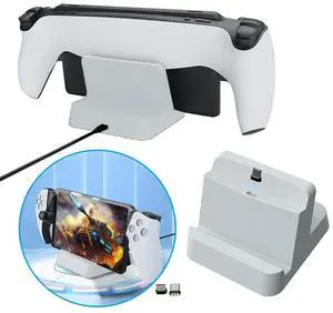 Handheld Console Charger with Type C Head Charger Dock Stand Station Charger Dock for PS5 Portal for Portal