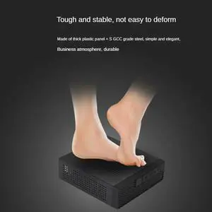 M06 Mini Desktop Case MINI-ITX PC Chassis Versatile And Efficient Industrial Control Case With Foot Stand Durable Easy Insta