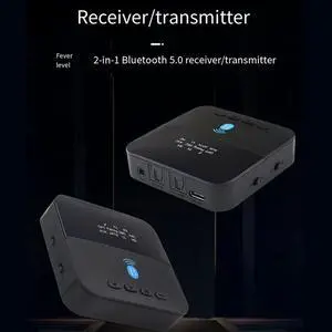 Bluetooth Audio Transmitter Model BTC880 Bluetooth 5.0 Wireless Adapter Multifunction 2-In-1 Audio Receiver Transmitter