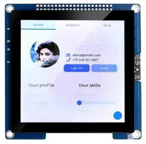 ESP32 S3 4 Inch Development Board Display 480x480 LVGL andBluetooth LCD Graphic Display with Touch